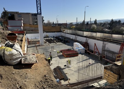 Rezidence nad Berounkou - průběh výstavby