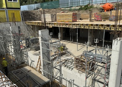 Rezidence nad Berounkou - průběh výstavby