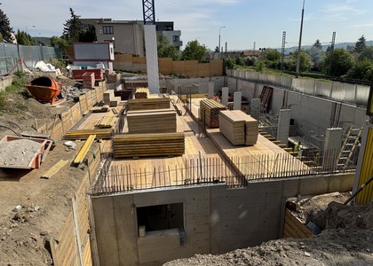 Rezidence nad Berounkou - průběh výstavby