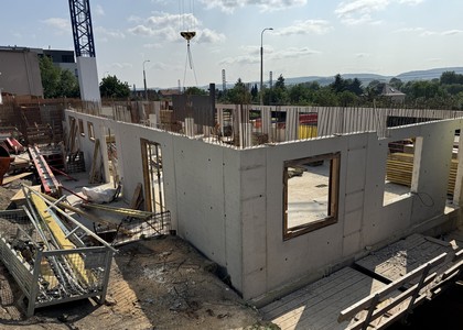 Rezidence nad Berounkou - průběh výstavby