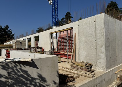 Rezidence nad Berounkou - průběh výstavby