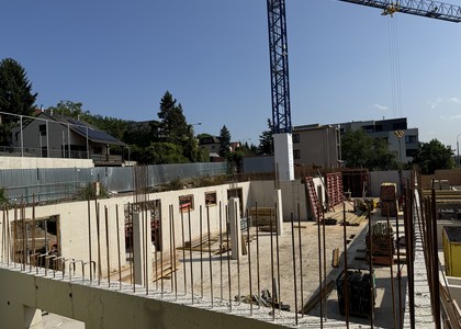 Rezidence nad Berounkou - průběh výstavby