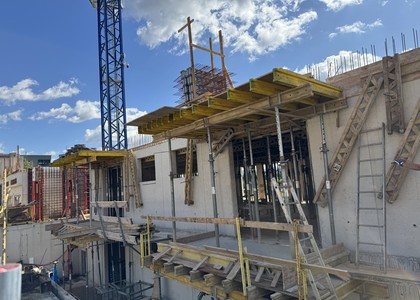 Rezidence nad Berounkou - průběh výstavby