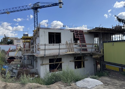 Rezidence nad Berounkou - průběh výstavby