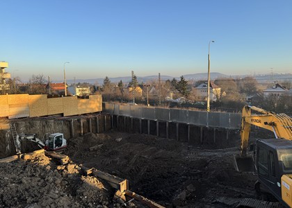 Rezidence nad Berounkou - průběh výstavby