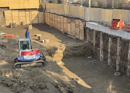 Rezidence nad Berounkou - průběh výstavby