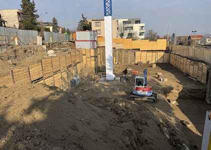 Rezidence nad Berounkou - průběh výstavby